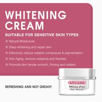 Crème blanchissante pour le visage sans logo sans paraben éclaircissant raffermissant et collagène Toute la meilleure crème pour blanchir
