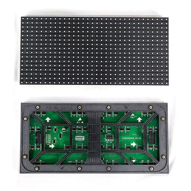 SMD 10mm Exterior P10 Full Color Led Display Module Outdoor Advertising Outdoor Led Screen Module