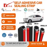 Bande d'étanchéité autocollante EPDM en rouleau, directement de l'usine, pour portières, coffre et capot de voiture, joint d'étanchéité en caoutchouc toutes longueurs, personnalisable OEM