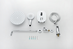 Di fascia alta a parete nascosta Villa <span class=keywords><strong>bagno</strong></span> rubinetto incorporato Hotel vasca doccia sistema di rubinetto in ottone solido miscelatore doccia <span class=keywords><strong>Set</strong></span> - Product Image 5