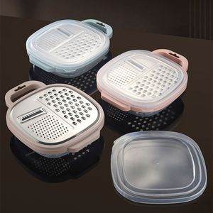 Nouvel arrivage : Râpe manuelle pour carottes, oignons, légumes et fruits avec bac de rangement pour la cuisine - Product Image 3