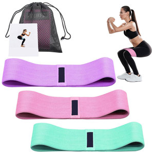 Wholesale Polyester Fabric Glute Resistance Bands For Legs Training Custom Made New Design 3 Resistance Levels Carry Bag-Direct - Product Image 5
