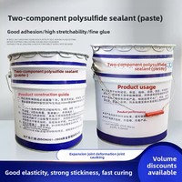 Pâte d'étanchéité bi-composant au polysulfure, mastic polyuréthane AB pour joints d'expansion, auto-nivelant pour canaux et fosses, haute résistance, Hebei