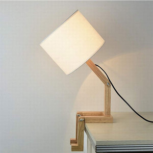 Tại chỗ Châu Âu rắn gỗ <span class=keywords><strong>robot</strong></span> sáng tạo bàn đèn Quà Tặng gỗ nghệ thuật phòng ngủ cạnh giường ngủ đèn đơn giản phòng ngủ đèn - Product Image 4