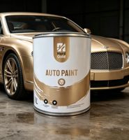 Peinture automobile polyuréthane métallique multicolore, couche de finition haute couvrance 1K 2K, revêtement liquide en spray pour la rénovation et la réparation automobile