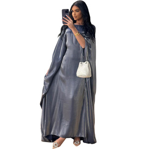 2025 <strong>New</strong> Modest Muslim <strong>Abaya</strong> Shinny Polyester Butterfly Kaftan <strong>Abaya</strong> Women Dresses Fashion Turkey Islamic Clothing - Product Image 4