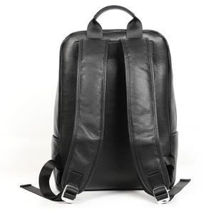 Sac à dos pour ordinateur portable Andong pour hommes, en cuir de vache véritable, sacs à dos de mode pour affaires, sacs à dos décontractés imperméables pour voyages et activités de plein air - Product Image 4