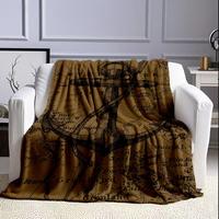 Couverture en flanelle unie 100 % polyester, ultra douce, respirante, légère, pour toutes les saisons, anti-boulochage, personnalisable pour la maison et l'hôtel