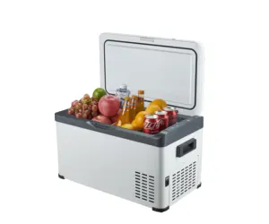 DCコンプレッサークーラーボックスミニポータブルディープフリーザー12v冷蔵庫カー冷蔵庫