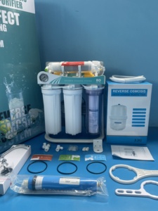 เครื่องกรองน้ำ 0.0001 ไมครอน ระบบกรองน้ำ 5 ขั้นตอน แบบ Reverse Osmosis ระบบกรองน้ำไฟฟ้า สำหรับใช้ในบ้านและโรงแรม - Product Image 2