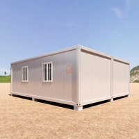 Maisons conteneurs préfabriquées modulaires démontables robustes de 40 pieds, pour chantier temporaire et salle de classe scolaire