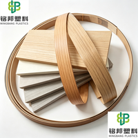 Bande de chant PVC Shandong Mingbang à longue durée de vie, épaisseur personnalisée pour l'assemblage de meubles en panneaux mélaminés