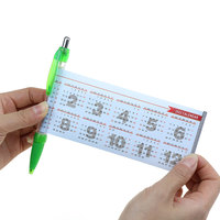 Stylo publicitaire BECOL en plastique avec drapeau rétractable, stylo à bannière déroulante, stylo à bille en papier économique avec logo personnalisé