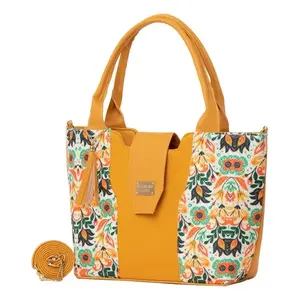 Fana Eva Mostaza Mujer Yute Shopping Bag Elegant Take Advantage Design - Product Image 1