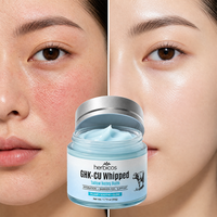 Crème hydratante pour le visage au peptide de cuivre bleu GHK-Cu, crème anti-rides GHK-Cu, crème pour la peau, haute qualité, lignes fines et lisses