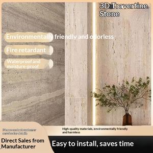 Dalle de porcelaine légère et souple, placage de pierre ultra-mince et flexible, panneau de terre battue, mur de fond imperméable - Product Image 5