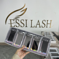 Plateau d'extensions de cils en vison de sibérien, créez votre propre marque, Logo, fait à la main, fournisseur d'extensions de cils en Volume