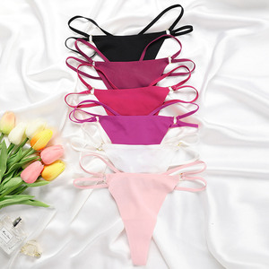 Slip <span class=keywords><strong>da</strong></span> <span class=keywords><strong>donna</strong></span> personalizzabili a vita bassa, sexy, tipo bikini, senza cuciture, <span class=keywords><strong>perizoma</strong></span>, intimo femminile, molto venduti. - Product Image 4