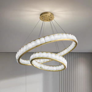 Marbre Tout Cuivre LED Lustre Nouveau Style Chinois De Luxe <span class=keywords><strong>Salon</strong></span> Chambre <span class=keywords><strong>Lampe</strong></span> Moderne Creative Designer Villa Restaurant Bar - Product Image 4