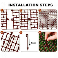 Tapis répulsif anti-chats à pointes en plastique PP solide, écologique, pour clôture de jardin et toiture extérieure