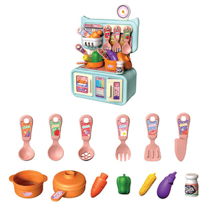 Baixo preço fingir pré-escolar crianças brincam cozinha brinquedo para crianças cozinha comida mesa mini cozinha cozinha brinquedo conjuntos - Product Image 3