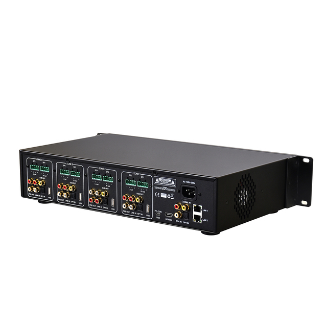 Cloudyx CL-4 Home Stereo Network Audio Amplifier LAN BT for Subwoofer TPA3116D2 Control Wireless Mic Multi-room Playback