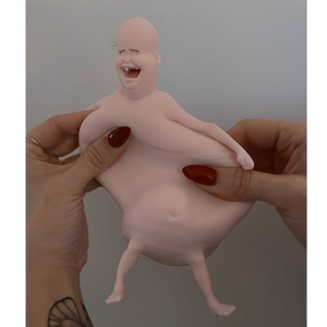 Hot Sale Rene's Bald Head Quirky Figurine Funny <b>Mini</b> Statue Home <b>Desk</b> Decor Creative Stress Relief Fidget Toy Silicone 5 7 Years - Product Image 4