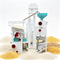 Équipement combiné de décorticage du riz avec sortie directe de riz brun et capacité extensible pour le polissage et le tri chromatique en Ouganda
