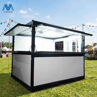 Kiosque de vente en conteneur, Kiosque mobile extérieur pour sites touristiques, Kiosque de vente pour salon de thé, Kiosque de vente pour rue commerciale, Kiosque de café