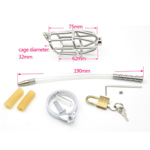 Dispositif <span class=keywords><strong>de</strong></span> <span class=keywords><strong>chasteté</strong></span> masculin en acier inoxydable, <span class=keywords><strong>cage</strong></span> à pénis, anneau <span class=keywords><strong>de</strong></span> pénis, jouets sexuels <span class=keywords><strong>pour</strong></span> adultes <span class=keywords><strong>pour</strong></span> hommes et garçons - Product Image 5