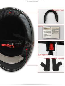 Casque de moto intégral unisexe homologué DOT en ABS avec haute sécurité et visière incluse pour toutes les saisons - État neuf - Product Image 6