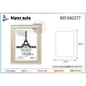 Marco de fotos de madera 15x20cm MDF colgante creativo UV impreso para imágenes de 6x8 pulgadas para decoración del hogar o la oficina - Product Image 1