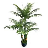 Fake Green Plants, Plastic Leaves and Trees, Big Palm Leafs