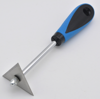 Grattoir à peinture en acier inoxydable, outils de décapage de peinture avec lames remplaçables pour le travail du bois et le décapage de peinture