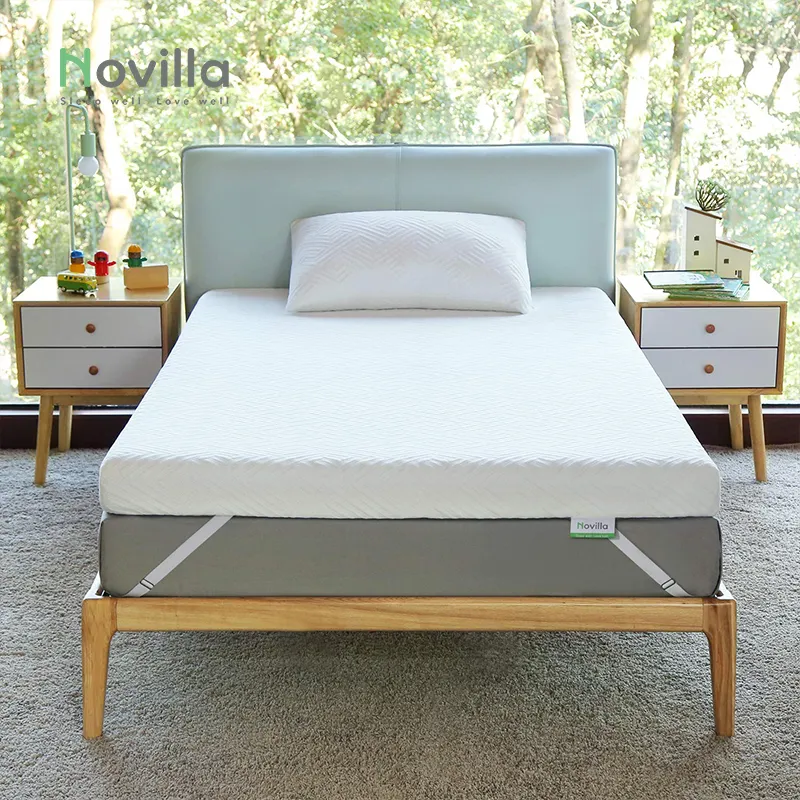 Meilleures ventes de surmatelas à mémoire de forme de luxe, lit d'hôtel en microfibre, simple, petit, Double taille, surmatelas en mousse