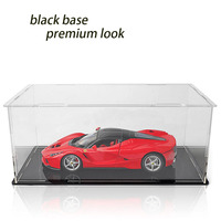 Vitrine de présentation en acrylique transparente sur mesure, anti-poussière, pour chaussures, sacs, figurines, modèles et objets de collection