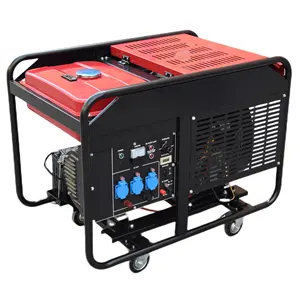 12KVA 10kw 더블 실린더 단상/삼상 개방 디젤 발전기 전기 Genset