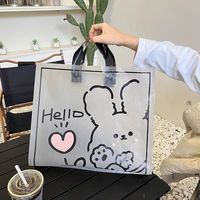 Bolsa de compras de plástico con asa suave de LDPE ecológica, reutilizable, con logo personalizado impreso, bajo MOQ, venta al por mayor