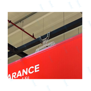 <span class=keywords><strong>Support</strong></span> mural magnétique transparent en plastique pour <span class=keywords><strong>affiche</strong></span> de plafond, 146x207mm, avec clips en X, pour accrocher des tableaux et des cadres - Product Image 3