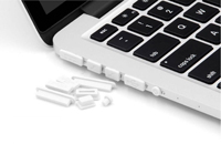 Bouchons anti-poussière pour ordinateur portable, port de charge, port USB, bouchon en silicone, protection du port de charge, couvercle anti-poussière pour Apple MacBook Pro/Air