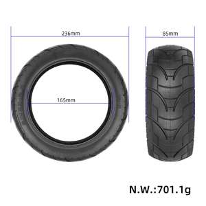 Neumático sin Cámara de 10 Pulgadas 80/55-6.5 para Scooter Eléctrico, Neumático de Repuesto Reforzado Antideslizante y Resistente al Desgaste para Ciudad - Product Image 2