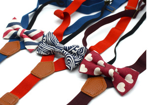 Ensemble Bretelles et Nœud Papillon pour Enfants avec 4 Clips Métalliques, Ceinture Réglable en Cuir PU Haut de Gamme pour Garçons et Filles M063 - Product Image 6