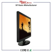 Moniteur LED TFT HCWY 15'' - Rapport d'aspect 4:3 - VGA - DC12V - Remplacement pour bureau professionnel