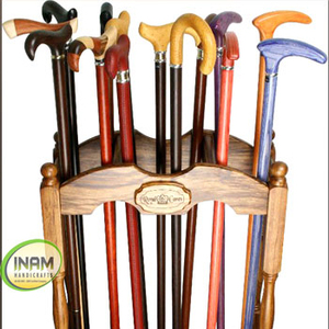 Soporte de bastón de madera hecho a mano hermoso y diseñador de la mejor calidad - Product Image 1