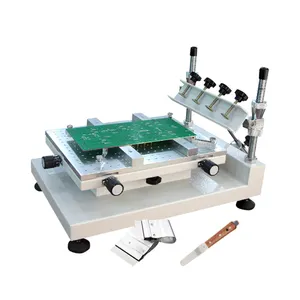 PCB solder paste screen printer machine Manual high precision screen printing smt Silk manual screen printing table