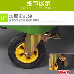 Outdoor Rectangular Waste <b>Bin</b> 660L Yellow Wheeled PP Material For Outdoor Use - Product Image 5