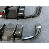 Lèvre de pare-chocs arrière de remplacement pour Audi A4/S4 Diffuseur arrière avec feux horizontaux 2017-2019