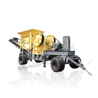 Concasseur à mâchoires fiable à petite échelle 200*300, concasseur à mâchoires à moteur diesel, concasseur de pierre mobile, personnalisé, maison, Afrique du Sud, machine 2-6 T/h