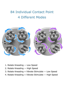 Masajeador de Cabeza Inteligente JMK, Masajeador de Cuero Cabelludo con Vibración Shiatsu, Luz Roja para el Crecimiento del Cabello - Product Image 6