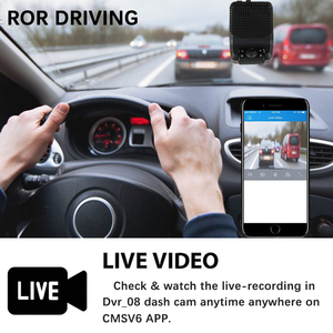 Full HD Voiture Vidéo Grand Angle Dvr Cmsv6 App mobile dvr Support 4G WIFI GPS double caméra voiture dash cam dvr - Product Image 5